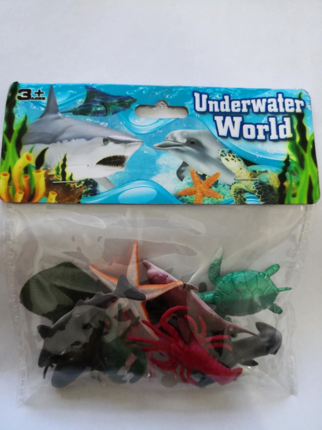 Sea World whale turtle Environmental whale starfish animal model plastic thumbnail