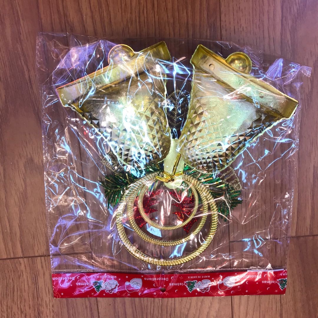 Christmas bell pendants, Christmas decorations, scene arrangements, shopping malls, stores, Christmas trees, small bell pendants Specification image