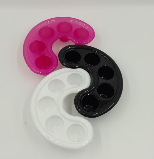 Five-finger nail art soaking bowl, nail art tools and supplies, nail removal five-hole soaking bowl, five-finger separated soaking bowl bowl details Picture