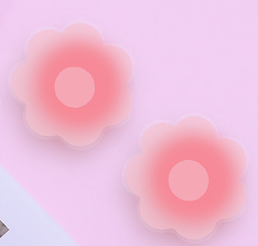 Invisible Silicone Transparent Breast Stick Breast Stick Female Wedding Dress With Anti-Convex Spot Ultra-Thin Breathable Swimming Anti-Exposure Stick Specification drawing