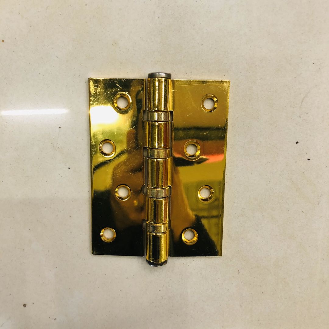 精品不锈钢合页欧式镀金家用细节图