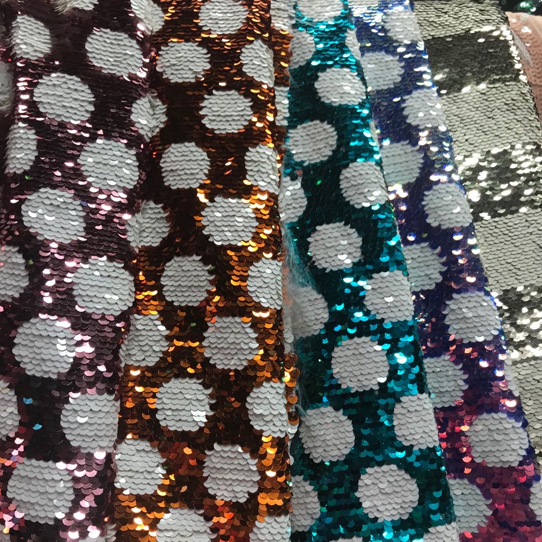 Net Red Graffiti Double Side Can Flip Glitter 5Mm Fish Scale Bag Crafts Specification drawing