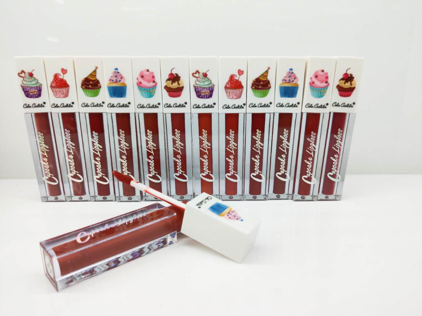 4068 Cute Cake Matte Lip Gloss Lip Gloss Mirror Liquid Lipstick details Picture