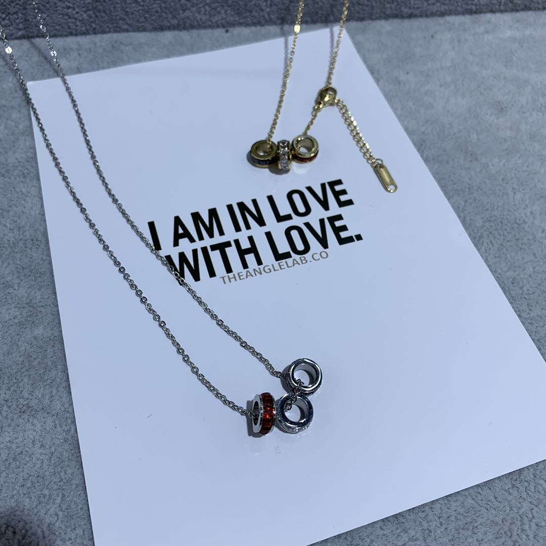 项链/珍珠项链/珍珠/天然淡水珍珠项链/饰品四叶草细节图