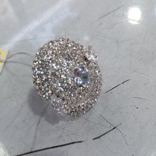 满钻复古风戒指欧美风夸张水钻饰品外贸出口