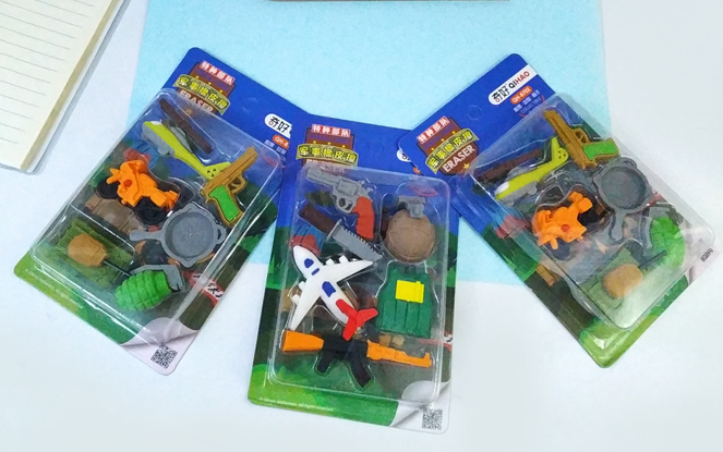 橡皮大礼包创意卡通儿童可爱橡皮擦套装小学生文具