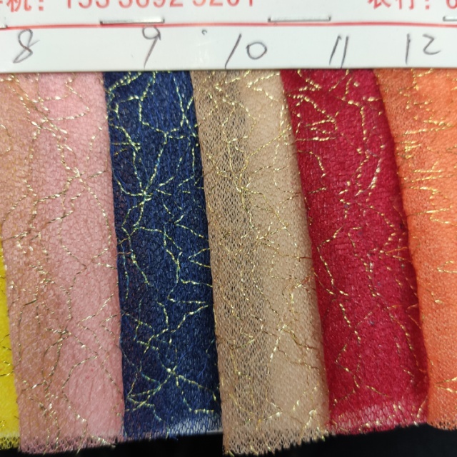 Korean silk screen fabric for clothing decoration is available in multiple colors and the price is negotiable details Picture