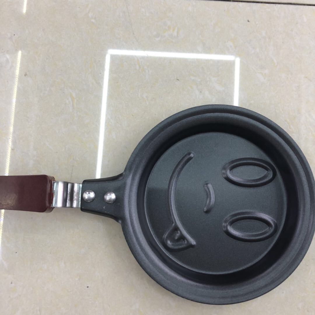 Creative Smiley Face Egg Frying Pan Non-Stick Heart Diy Mold Breakfast Egg Frying Pan Poached Egg Thick Mini Kitchen Gadget details Picture