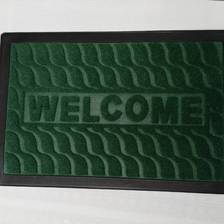 新款门垫绿色欢迎光临地垫地毯防滑防水地垫