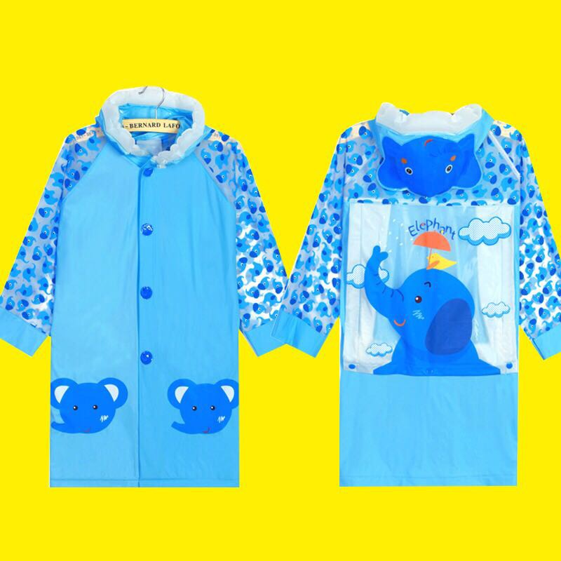 儿童充气款带背包雨衣细节图