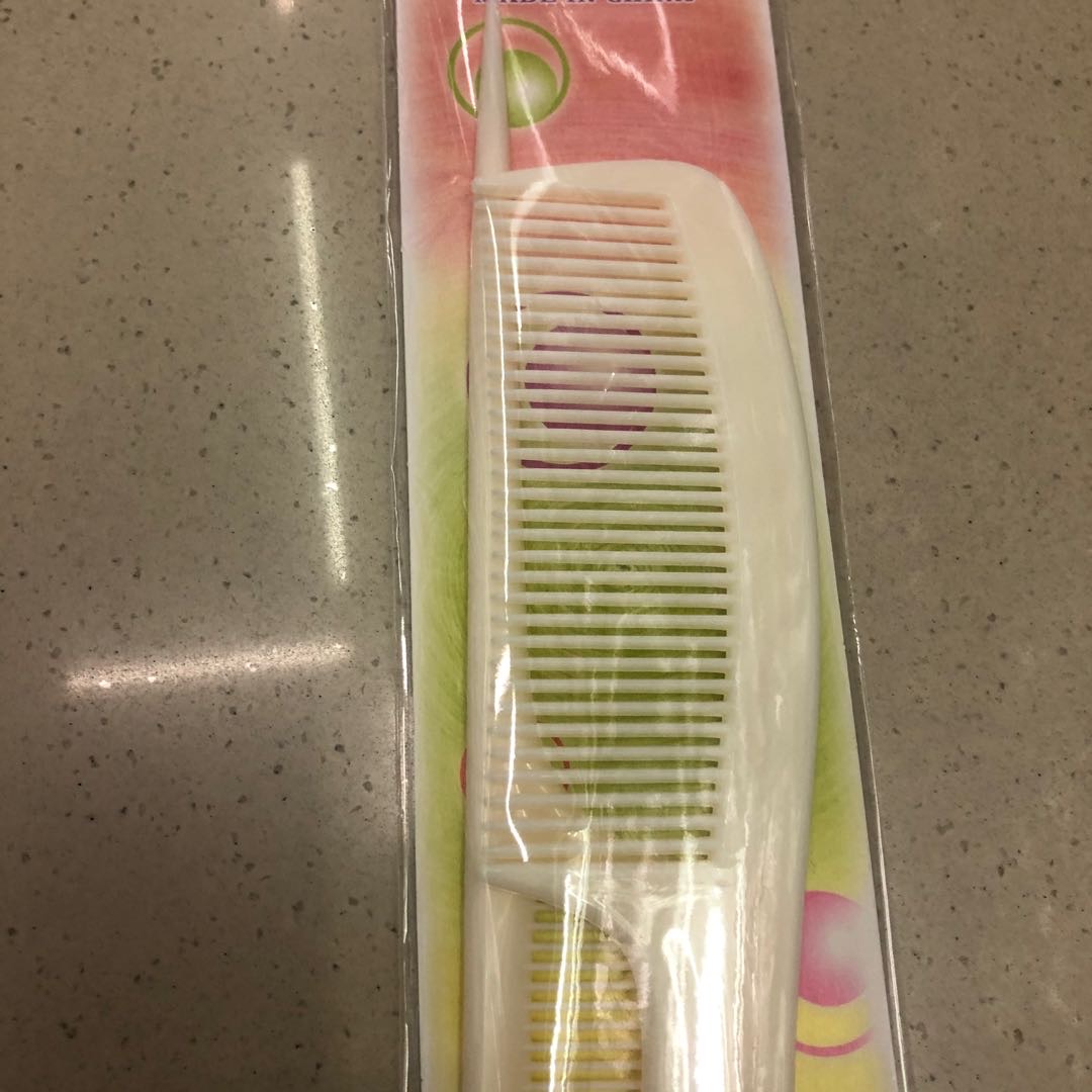 Long Hair Short Hair Comb Multiple Color Plastic Material Foreign Trade Combination details Picture