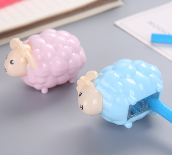 Fulejia 8081 self-produces and self-sells creative stationery, macaron-colored lamb pencil sharpeners and cartoon animal pencil sharpeners details Picture