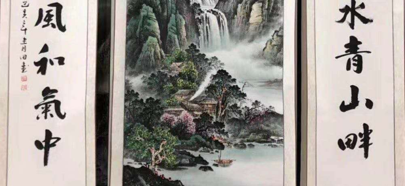 Yiwu Nian Hao Painting Industry 30X100cm Pure Hand Oil Painting details Picture