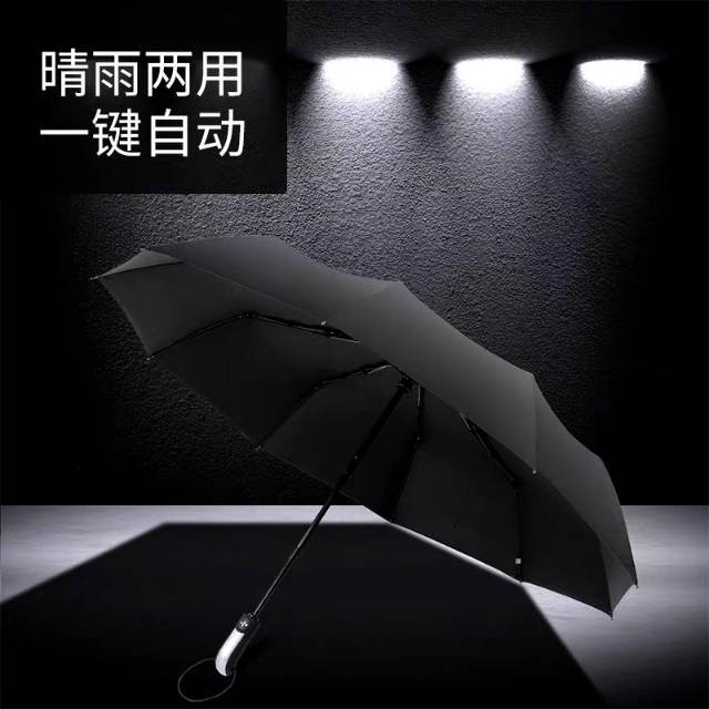 Uv-resistant fully automatic folding umbrella details Picture