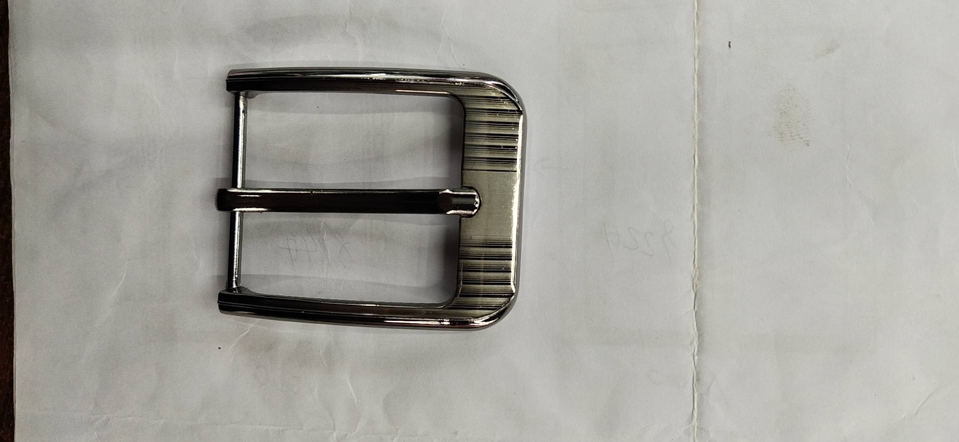Men's striped classic antique and nostalgic metal belt buckle