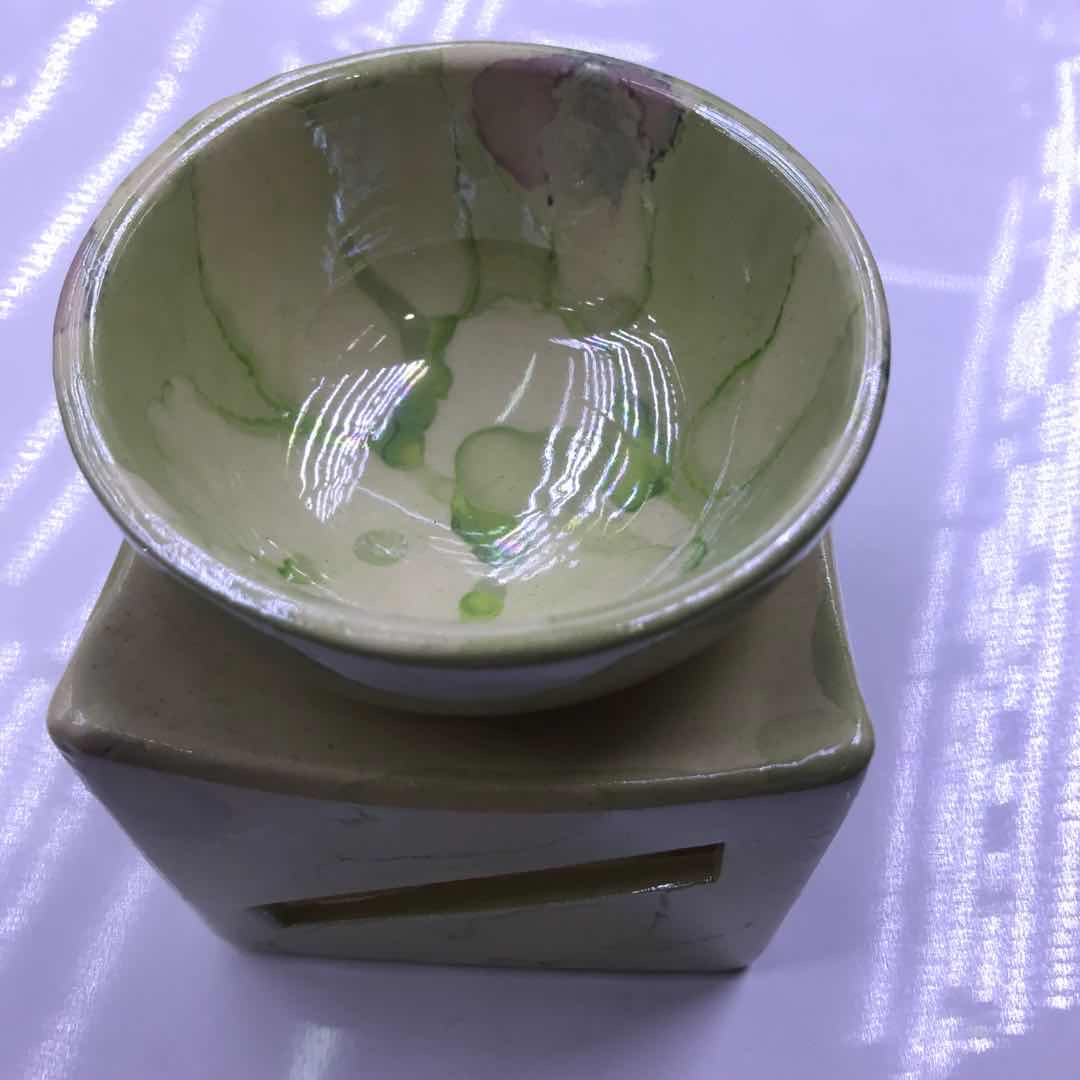 五彩陶瓷香薰炉工艺饰品摆件