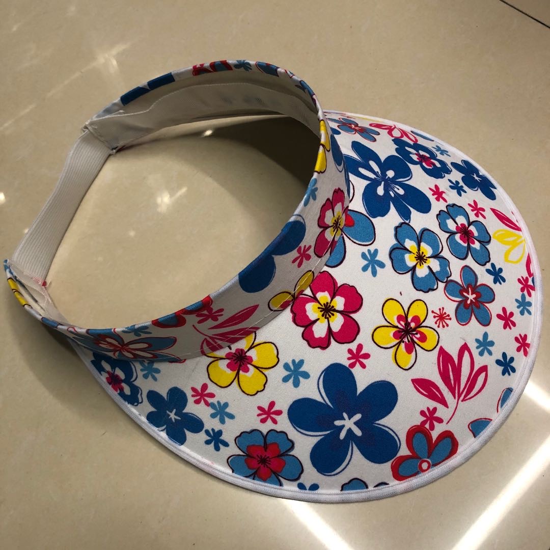 Sun Hat Empty Top Female Sunscreen Pattern New 2020 Summer Vacation Travel Sun Hat Students Home Mountaineering