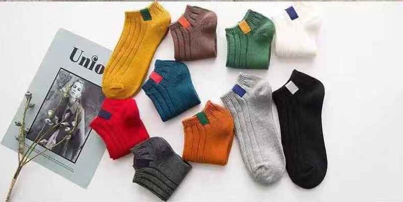 Men's short socks, striped boat socks, spring and summer anti-odor and sweat-absorbing short socks, low-top invisible socks details Picture