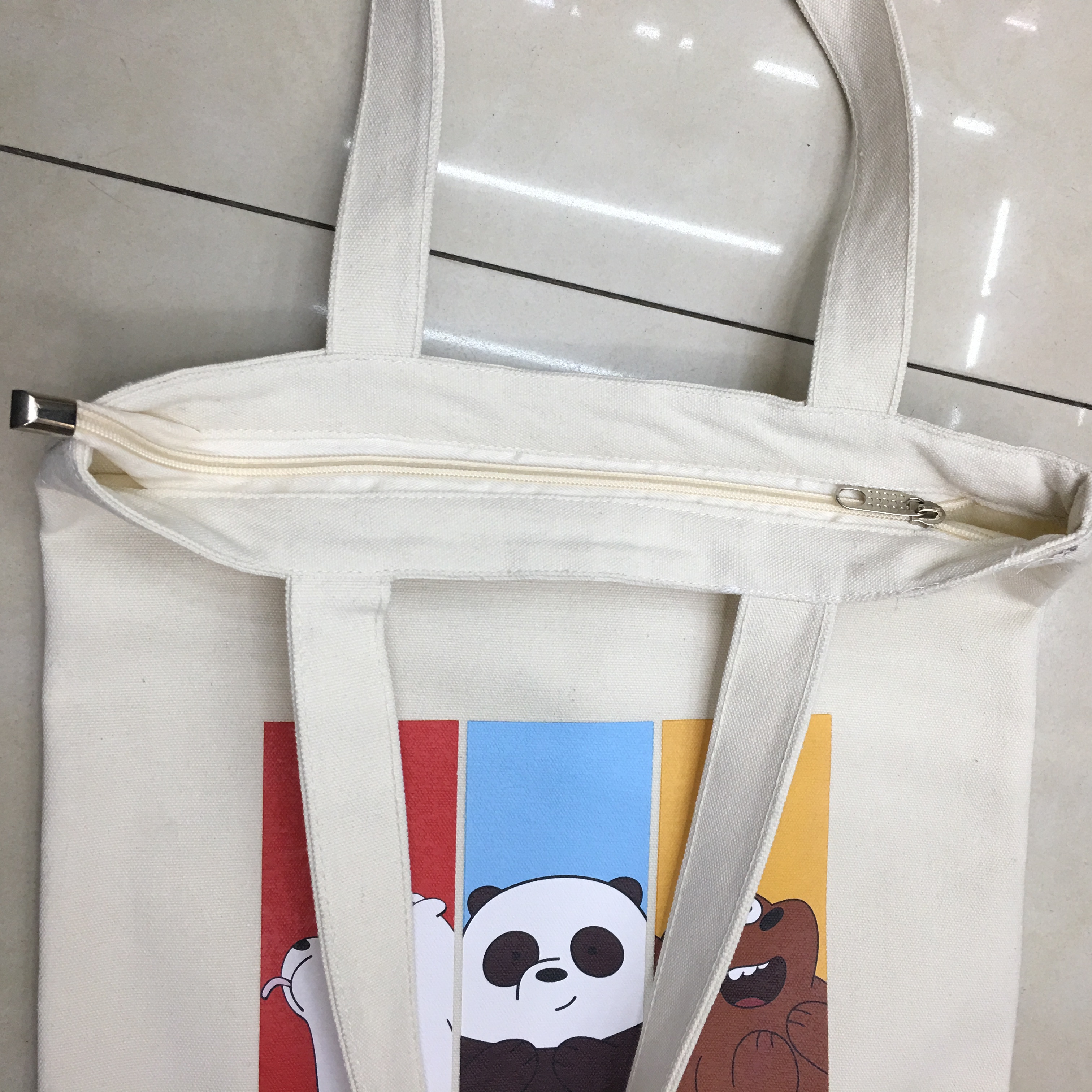 Summer Korean Version Of Student Literature Shoulder Bag Women's Tote Bag Large Capacity Ins Sail Cloth Bag Diagonal Span Specification drawing