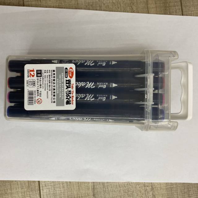 JD-508, a special tool for primary school and children's art students, is designed for drawing with round-tipped double-tipped markers in the early morning details Picture