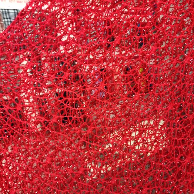 闪光丝乱网饰品头饰面料细节图