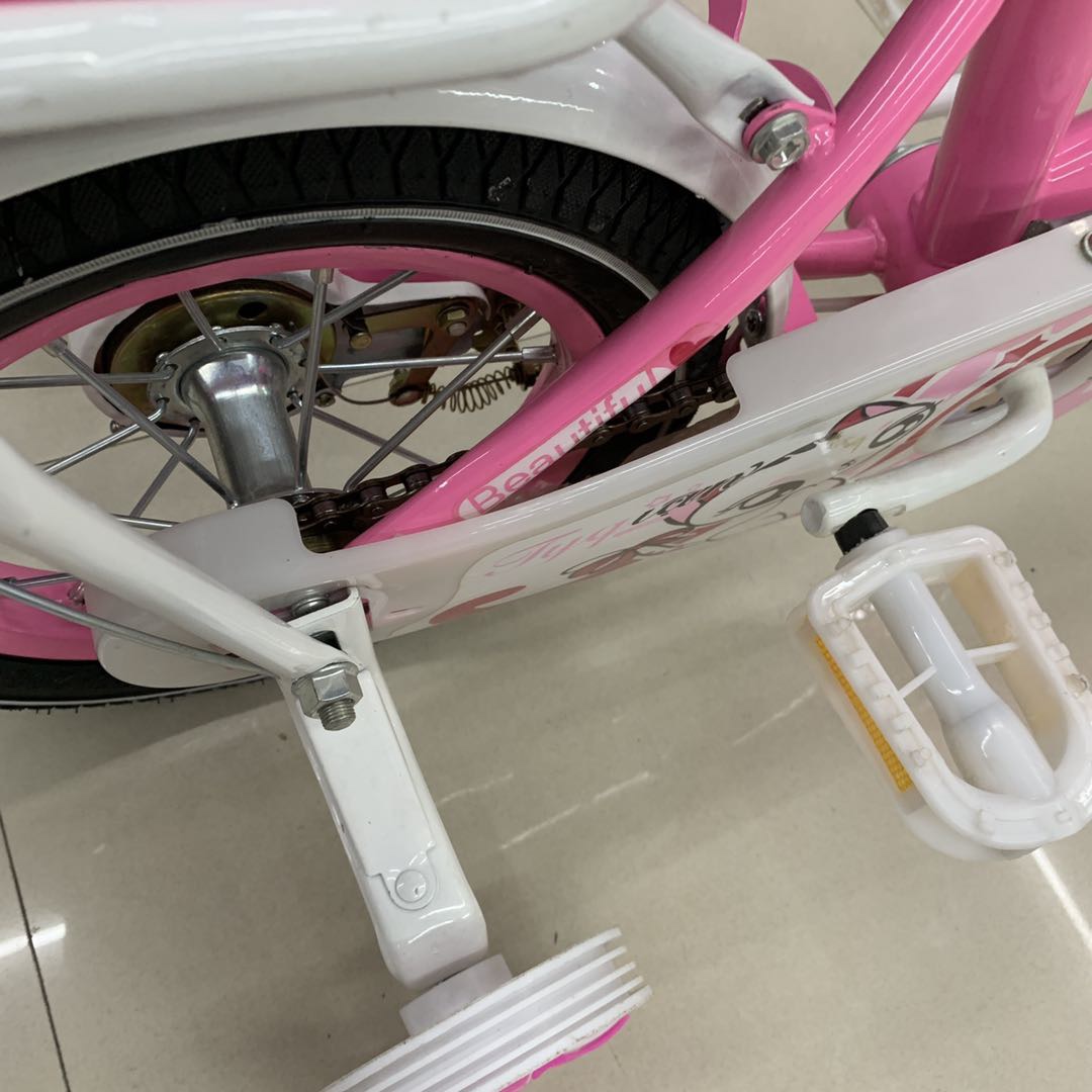 卡通可爱防侧翻儿童脚踏自行车细节图