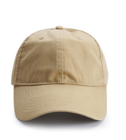 Khaki Deep Wash Retro Old Tide Hat All Cotton Japanese Korean Soft Top Baseball Cap