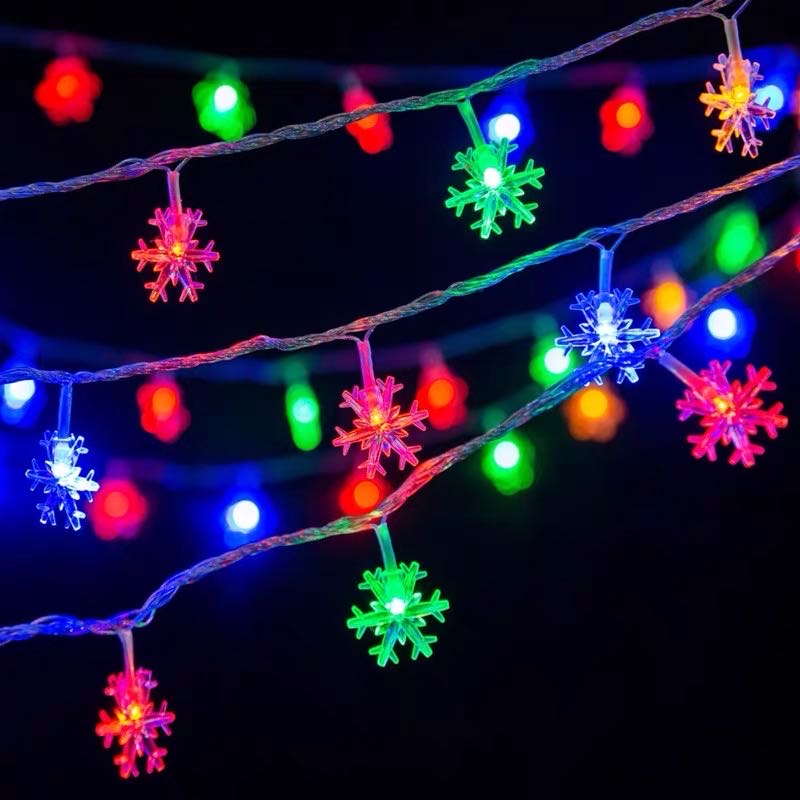 节日气氛小灯装饰圣诞树灯led彩灯闪灯串灯满天星网红灯产品图