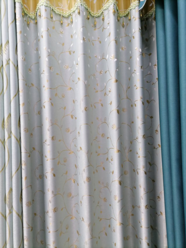 高遮光度布窗帘布成品纯色简约客厅定制隔热遮阳