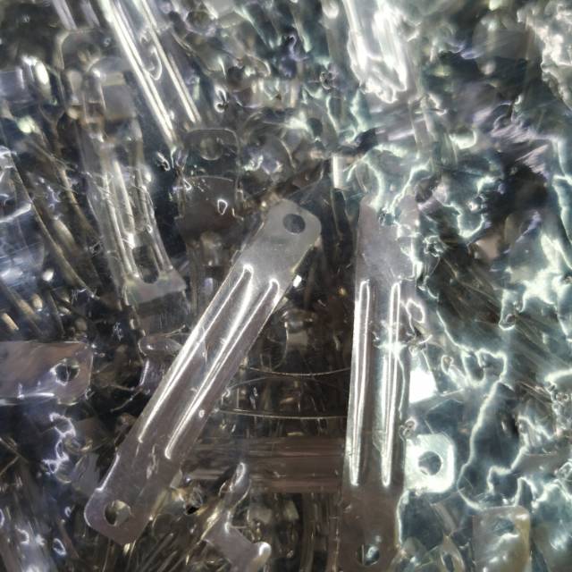 厂家直销铁质4公分自动夹发扣配饰产品图