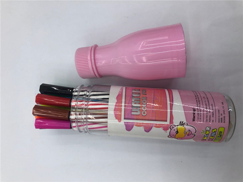 吻朵水彩笔12色瓶装颜色艳丽绘画流畅