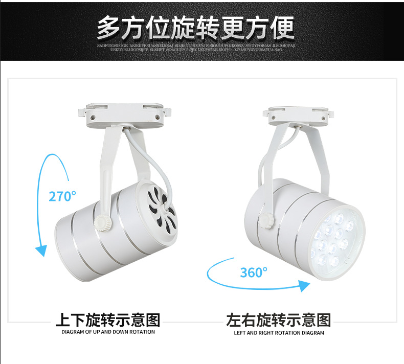 天花灯/导轨/荧光石/筒灯/灯管产品图