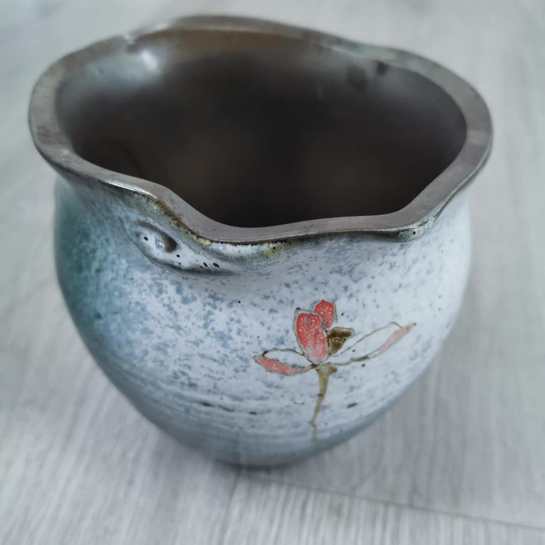 厂家直销花朵陶瓷工艺镀彩