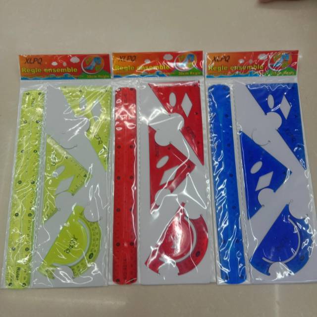 学生 四件套尺子产品图