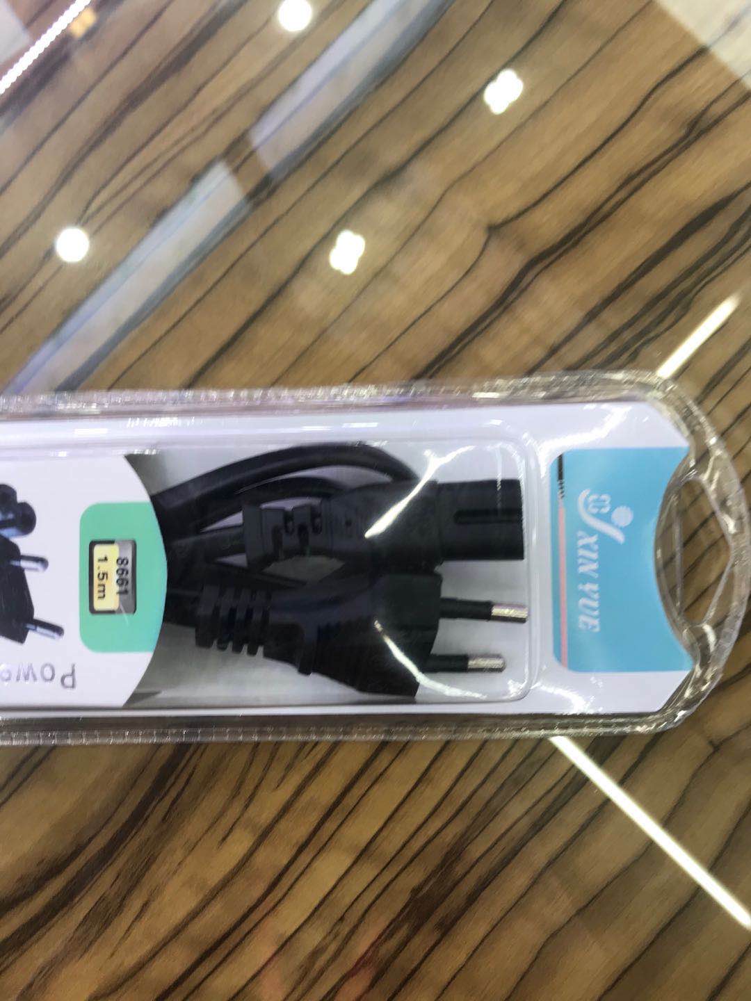 8字电源线ps4台灯ac充电线TCL海信创维电视两孔2芯音响显示器双孔产品图