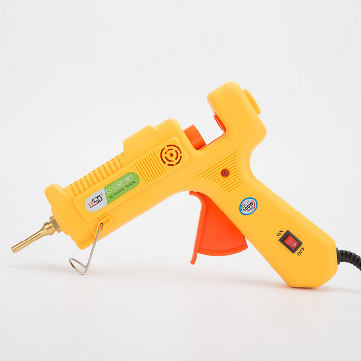 加长咀100W热熔胶枪11mm专用倒地断电性胶枪特殊作业热熔枪