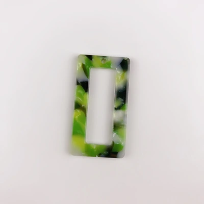 Round Oval Earrings Accessories Stripe Resin Accessories Stripe Accessories