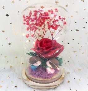 情侣香皂玫瑰礼品：9020情侣