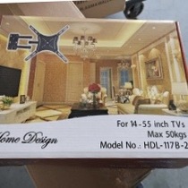 The TV stand can bear a maximum weight of 50kg and is easy to install