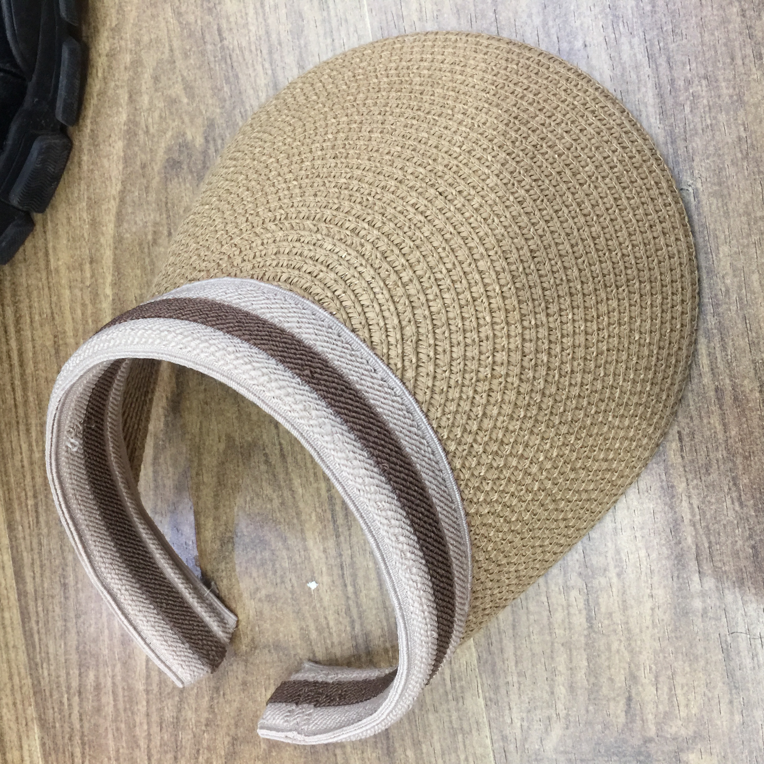 Korean version straw plaited empty cap children summer outdoor sun block sun beach leisure versatile thumbnail