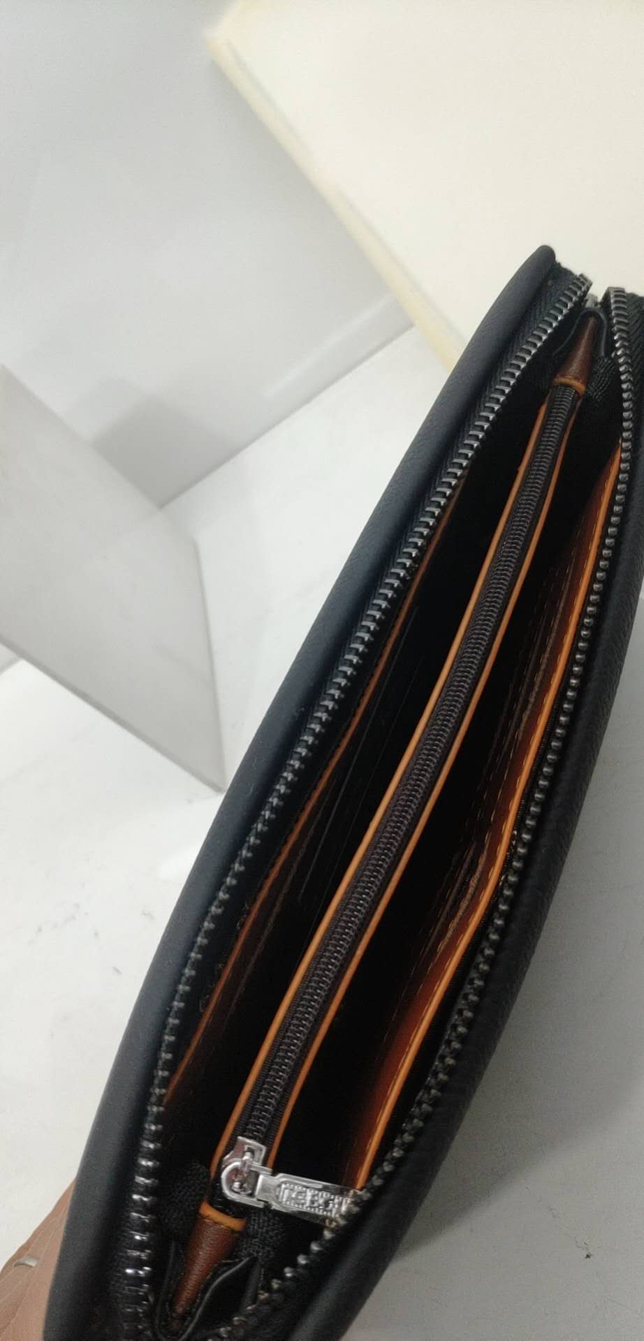 Orsi Business Leisure Leather Clutch Bag Multi-Functional Large Capacity Clutch Bag Price Specification drawing