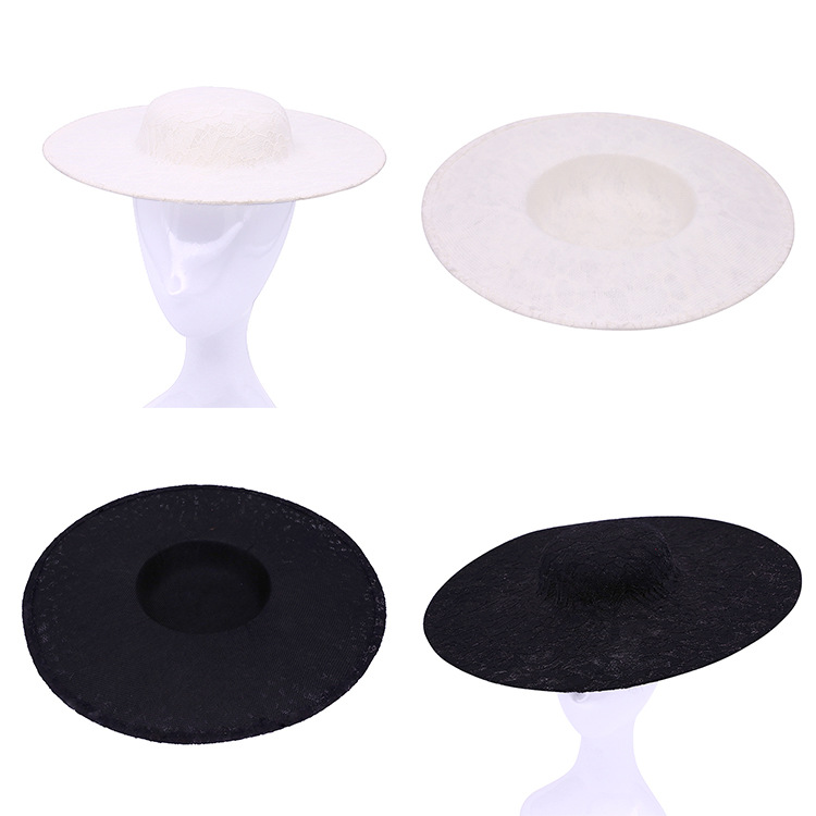 30cm cambric lace cap bottom blank simple cotton adult cap foreign trade cambric cap accessories