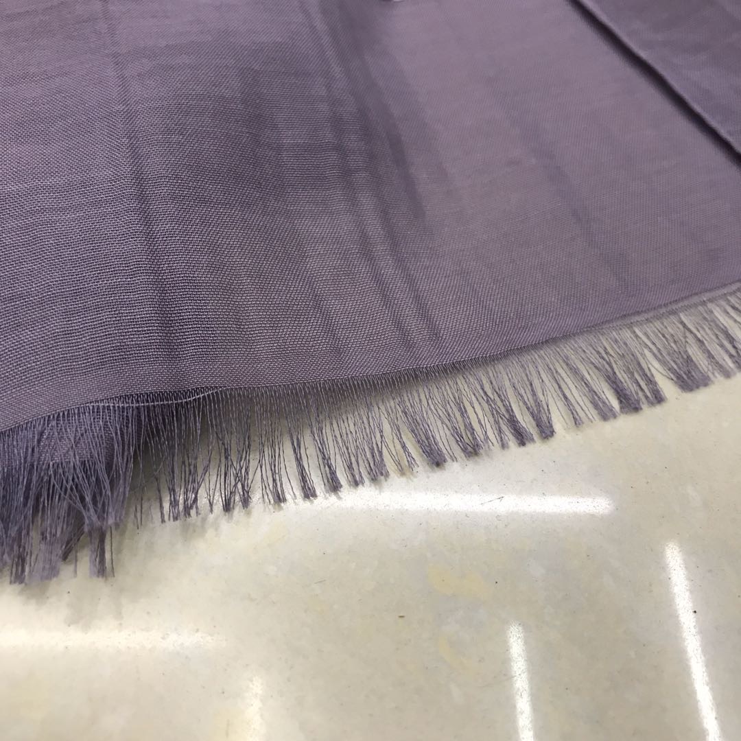 Imi Enig Spring Fall Purple Women's Scarf With Jacquard Fringe Specification drawing