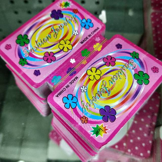 Children's Jewelry Packaging Card Specification drawing