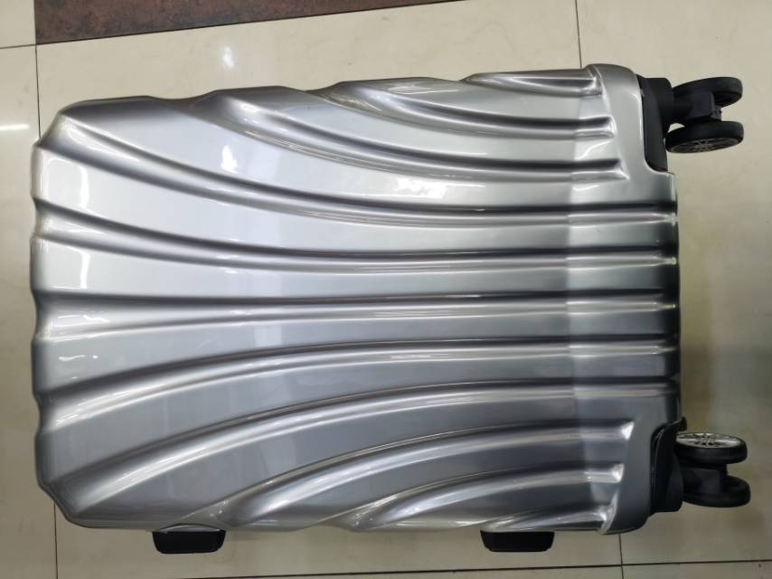 New silver pu password handle case