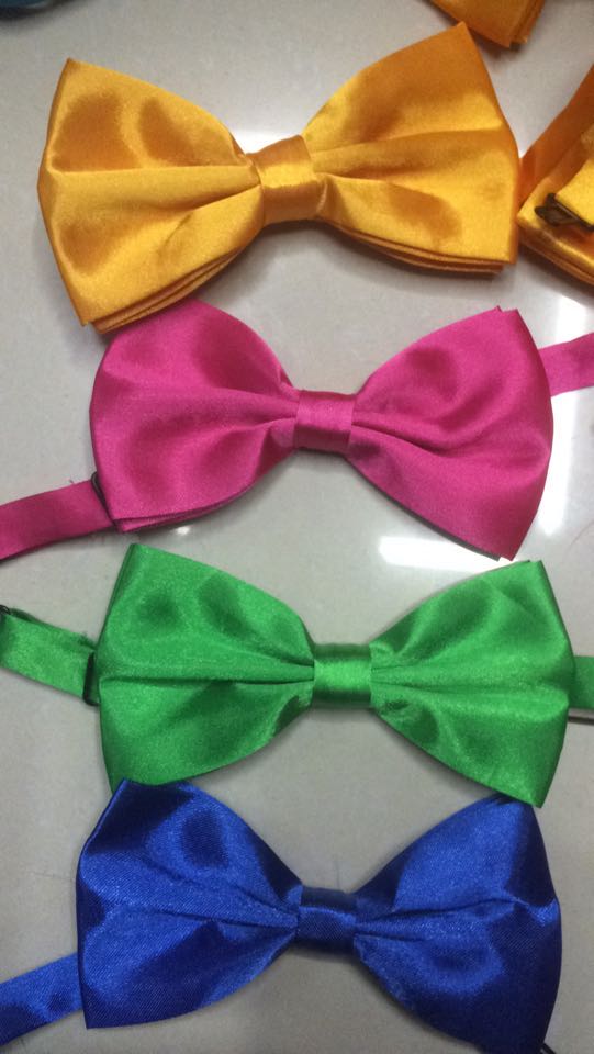 New polyester bow tie, children's bow tie, tie manufacturer, multiple types of ties Specification image