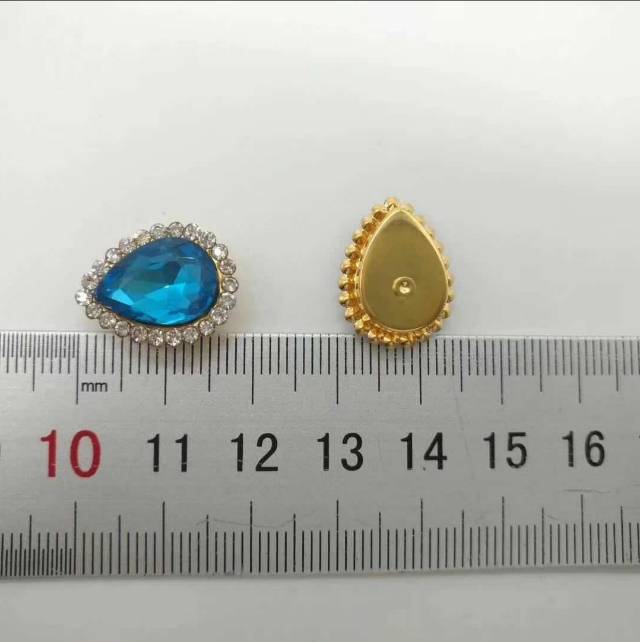 10×14 water drop double-layer flower sunflower double-layer glass diy decorative accessories accessories accessories Specification image