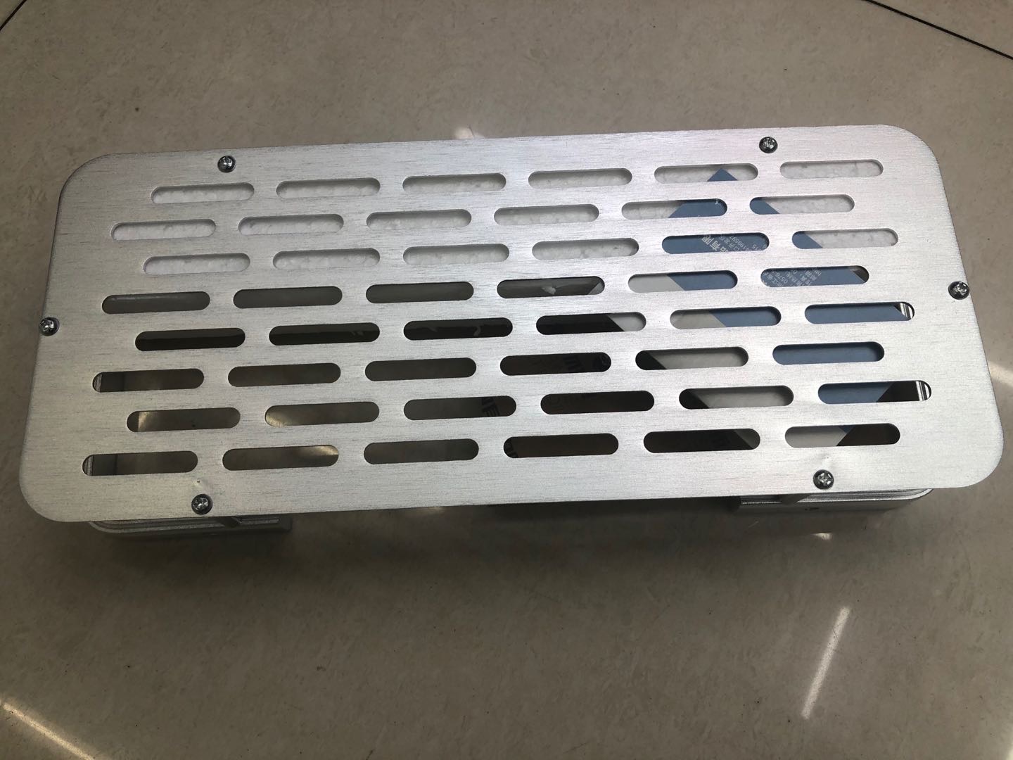 太空铝置物架内置魔力贴安装简单双庆家居细节图