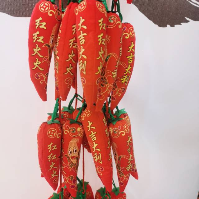 16 pieces of flannel cotton with chili threads details Picture