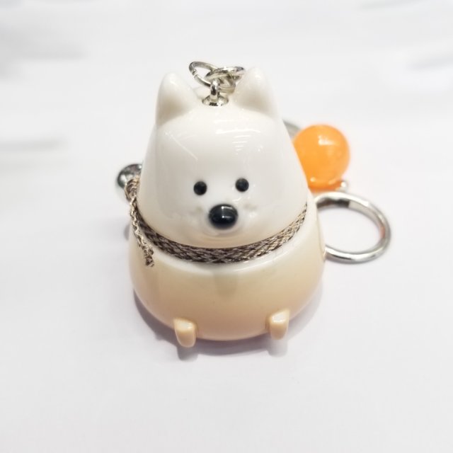 Aizhu jewelry accessories: Popular acrylic multi-color gradient dog pendant accessories in Japan and South Korea